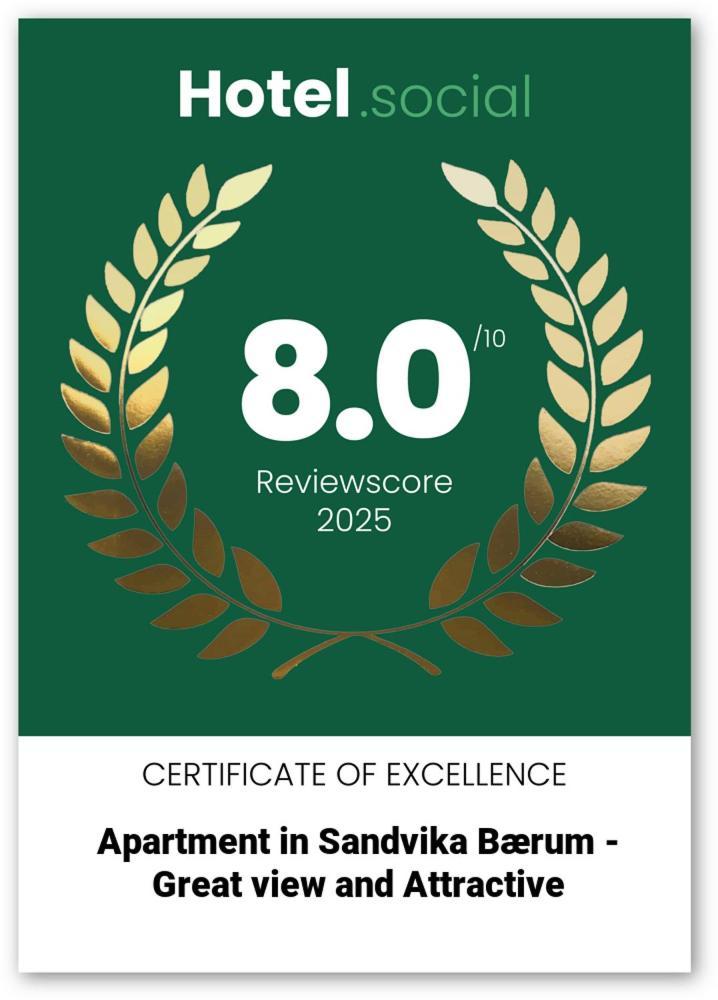 Jeci Apartment Sandvika Baerum - Great View And Attractive Extérieur photo